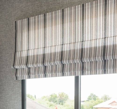 Roman Blinds installation 2